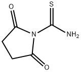 1-Pyrrolidinecarbothioamide,  2,5-dioxo- Struktur