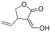 2(3H)-Furanone, 4-ethenyldihydro-3-(hydroxymethylene)-, (3Z)- (9CI) Struktur