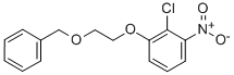 Benzene, 2-chloro-1-nitro-3-[2-(phenylmethoxy)ethoxy]- Struktur