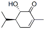 2-Cyclohexen-1-one,6-hydroxy-2-methyl-5-(1-methylethyl)-,(5S,6S)-(9CI) Struktur