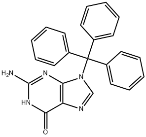 9N-Trityl Guanine Struktur