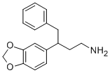 3-BENZO[1,3]DIOXOL-5-YL-4-PHENYL-BUTYLAMINE Struktur