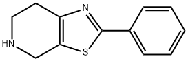 2-PHENYL-4,5,6,7-TETRAHYDRO-THIAZOLO[5,4-C]PYRIDINE Struktur