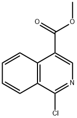 METHYL 1-CHLORO-4-ISOQUINOLINECARBOXYLATE Struktur