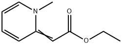 [1-Methylpyridin-2(1H)-ylidene]acetic acid ethyl ester Struktur