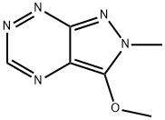 2-Methyl-3-methoxy-2H-pyrazolo[4,3-e][1,2,4]triazine Struktur