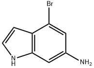 4-BROMO-6-AMINOINDOLE Struktur