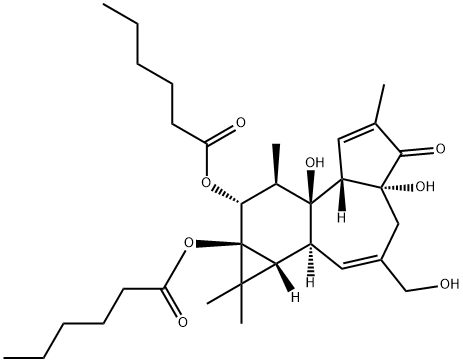 PHORBOL-12,13-DIHEXANOATE Struktur