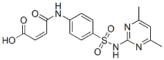 4-[[4-[[(4,6-dimethyl-2-pyrimidinyl)amino]sulphonyl]phenyl]amino]-4-oxoisocrotonic acid Struktur