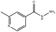 4-Pyridinecarboxylic  acid,  2-methyl-,  hydrazide Struktur