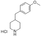 4-(4-METHOXYBENZYL)PIPERIDINE HYDROCHLORIDE Struktur