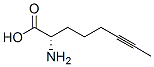 6-Octynoicacid,2-amino-,(2S)-(9CI) Struktur