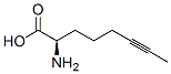 6-Octynoicacid,2-amino-,(2R)-(9CI) Struktur