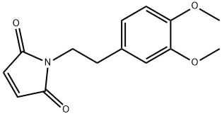 1-[2-(3,4-DIMETHOXY-PHENYL)-ETHYL]-PYRROLE-2,5-DIONE Struktur