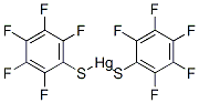 Bis[(pentafluorophenyl)thio]mercury(II) Struktur