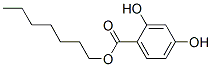 2,4-Dihydroxybenzoic acid heptyl ester Struktur