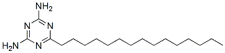 6-pentadecyl-1,3,5-triazine-2,4-diamine Struktur