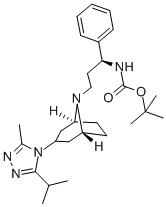 ((S)-3-[3-(3-ISOPROPYL-5-METHYL-[1,2,4]TRIAZOL-4-YL)-8-AZA-BICYCLO[3.2.1]OCT-8-YL]-1-PHENYL-PROPYL)-CARBAMIC ACID TERT-BUTYL ESTER