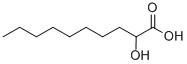 2-HYDROXYDECANOIC ACID Struktur