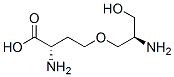 O-[(R)-2-Amino-3-hydroxypropyl]-L-homoserine Struktur