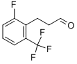 3-(2-FLUORO-6-TRIFLUOROMETHYL-PHENYL)-PROPIONALDEHYDE Struktur