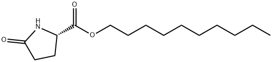 decyl 5-oxo-L-prolinate Struktur