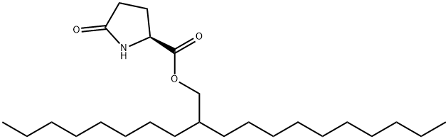 2-octyldodecyl 5-oxo-L-prolinate Struktur