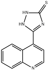 5-(4-Quinolyl)-1H-1,2,4-triazole-3-thiol Struktur