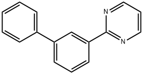 Pyrimidine, 2-[1,1-biphenyl]-3-yl- (9CI) Struktur