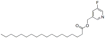 (5-fluoropyridin-3-yl)methyl octadecanoate Struktur