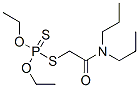 2-diethoxyphosphinothioylsulfanyl-N,N-dipropyl-acetamide Struktur