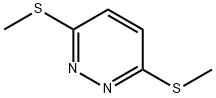 3,6-Bis(methylthio)pyridazine Struktur