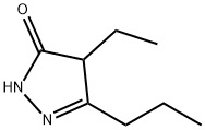 3H-Pyrazol-3-one,  4-ethyl-2,4-dihydro-5-propyl- Struktur