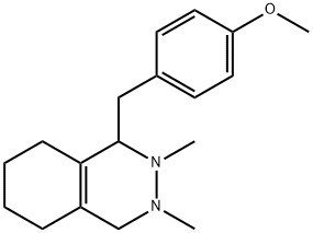 1,2,3,4,5,6,7,8-Octahydro-1-[(4-methoxyphenyl)methyl]-2,3-dimethylphthalazine Struktur