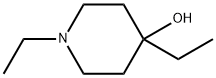 1,4-Diethyl-4-piperidinol Struktur