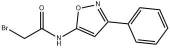 2-Bromo-N-(3-phenyl-5-isoxazolyl)acetamide Struktur