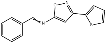 1-phenyl-N-(3-thiophen-2-yloxazol-5-yl)methanimine Struktur