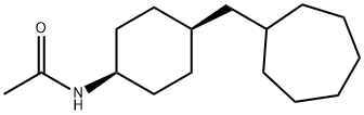 N-ACETYL-4-CYCLO-HEPTYLMETHYLCYCLOHEXYLAMINE Struktur