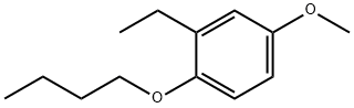 Benzene, 1-butoxy-2-ethyl-4-methoxy- (9CI) Struktur