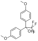 2,2,2-TRIFLUORO-1,1-BIS(4-METHOXYPHENYL)ETHANOL Struktur