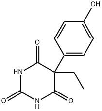 5-エチル-5-(4-ヒドロキシフェニル)バルビツル酸 化學(xué)構(gòu)造式