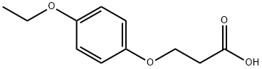 Propanoic acid, 3-(4-ethoxyphenoxy)- (9CI) Struktur