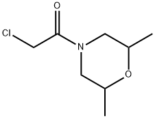 Morpholine, 4-(chloroacetyl)-2,6-dimethyl- (9CI) Struktur