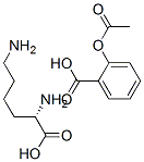 L-lysine o-acetoxybenzoate Struktur