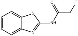 Acetamide, N-2-benzothiazolyl-2-fluoro- (9CI) Struktur