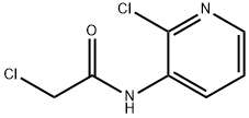 2-CHLORO-N-(2-CHLOROPYRIDIN-3-YL)ACETAMIDE Struktur