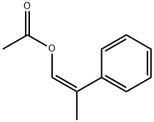 (Z)-2-phenylpropenyl acetate Struktur