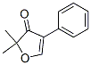 2,3-Dihydro-2,2-dimethyl-4-phenylfuran-3-one Struktur