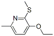 3-Ethoxy-6-methyl-2-(methylthio)pyridine Struktur