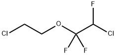 2-CHLORO-1-(2-CHLOROETHOXY)-1,1,2-TRIFLUOROETHANE Struktur